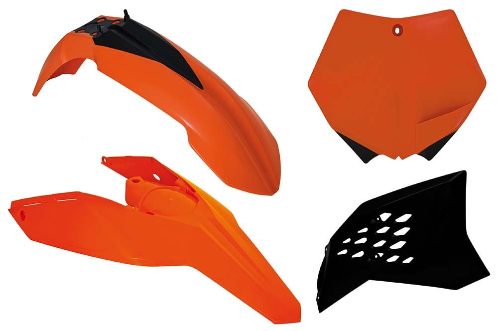 Obrázek produktu sada plastů KTM, RTECH (oranžovo-černá, 4 díly)