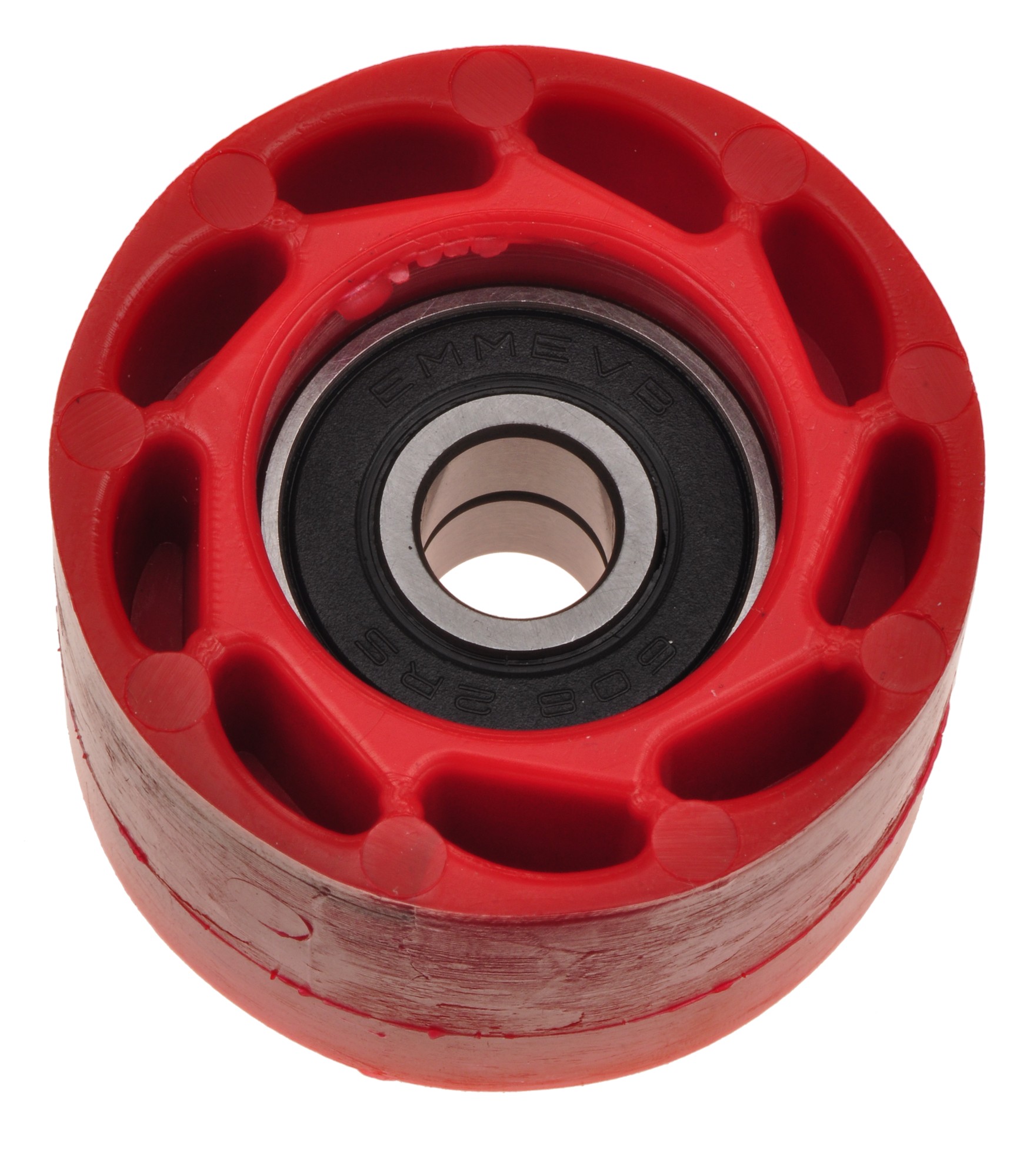 Obrázek produktu kladka řetězu Honda, RTECH (červená, vnitřní průměr 8 mm, vnější průměr 38 mm, šířka 23 mm) R-RSCRFRS0838