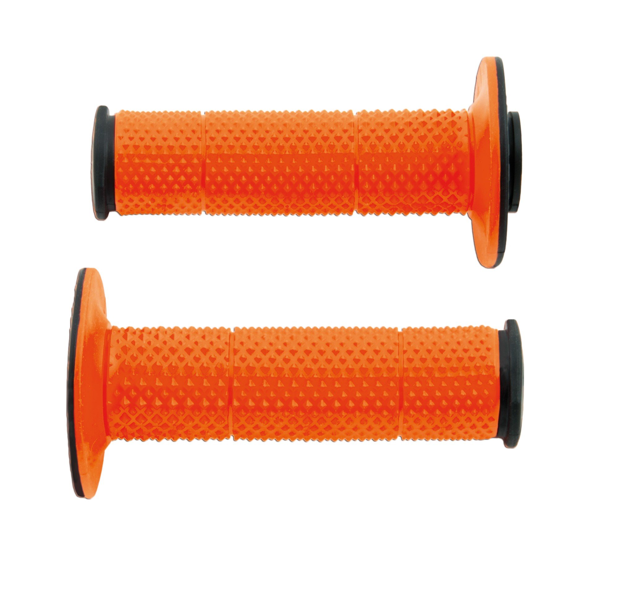Obrázek produktu gripy FULL DIAMOND, RTECH (černé/oranžové, extra měkké, pár) R-MPRNRAR0011