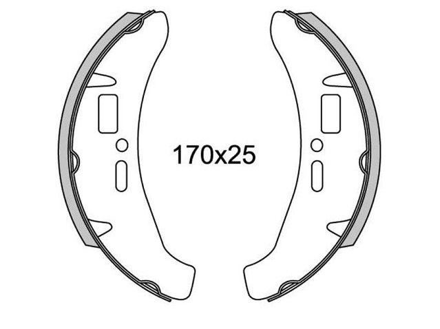 Obrázek produktu brzdové obložení (drážkované) NEWFREN (2 ks v balení) GF0249FTR