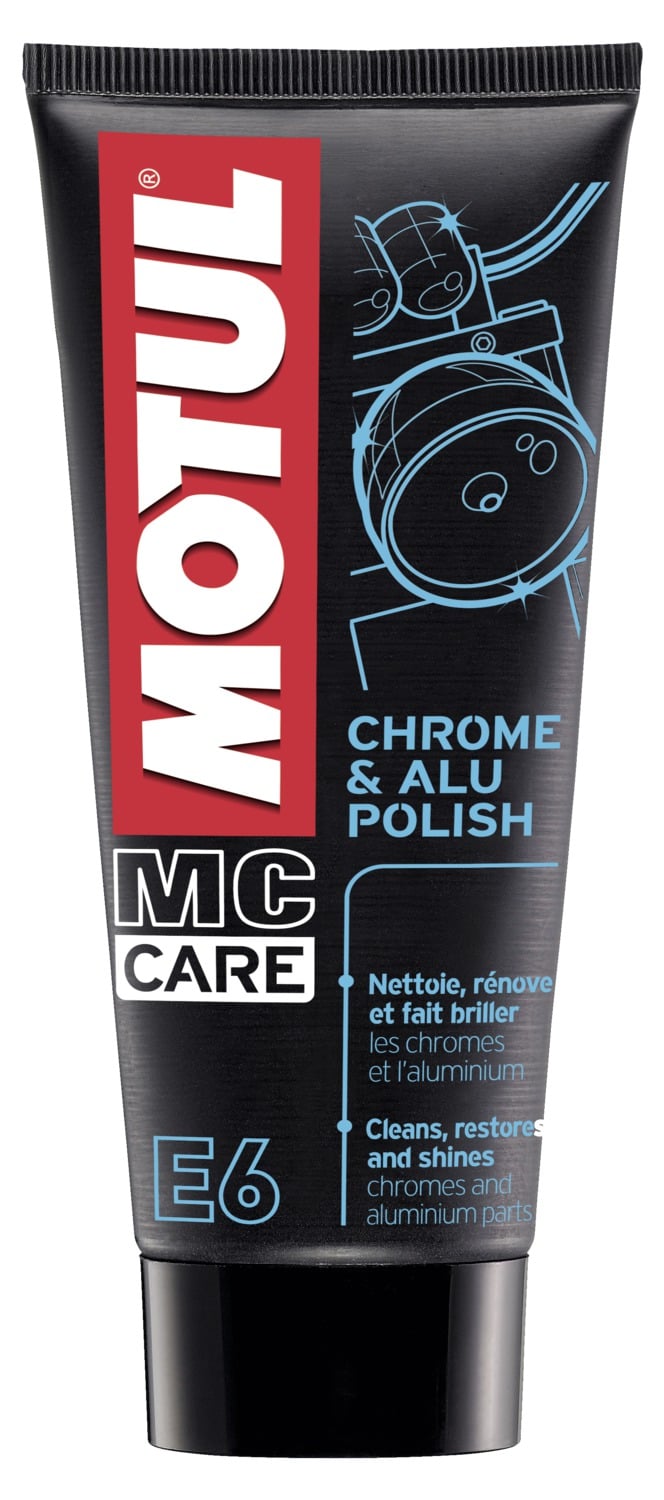 Obrázek produktu MOTUL leštěnka na chrom E6 CHROME & ALU POLISH, 100 ml  103001