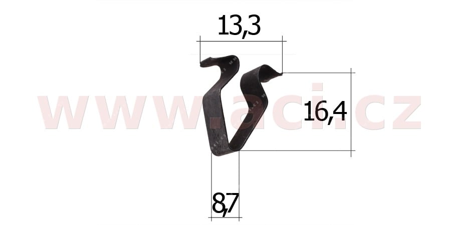 Obrázek produktu kovová příchytka (sada 10 ks) 15562Z