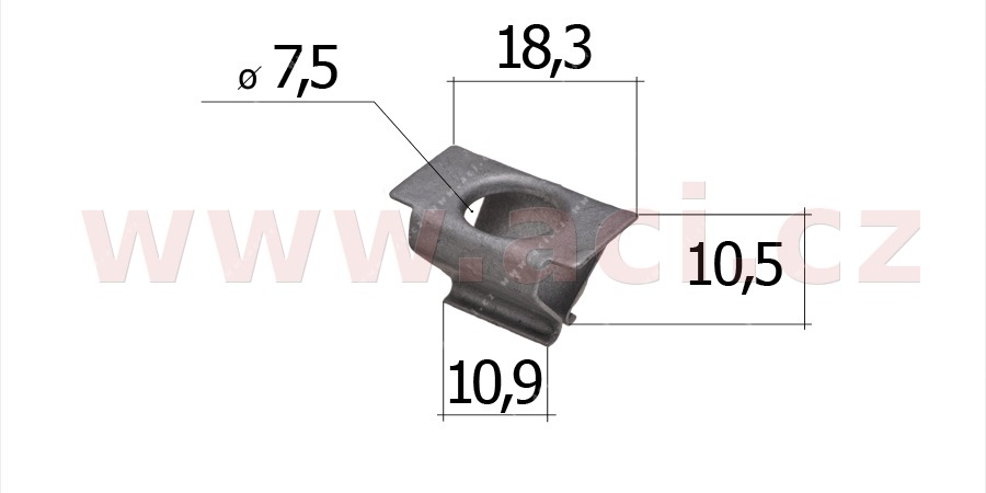 Obrázek produktu kovová příchytka (sada 10 ks) 15584Z