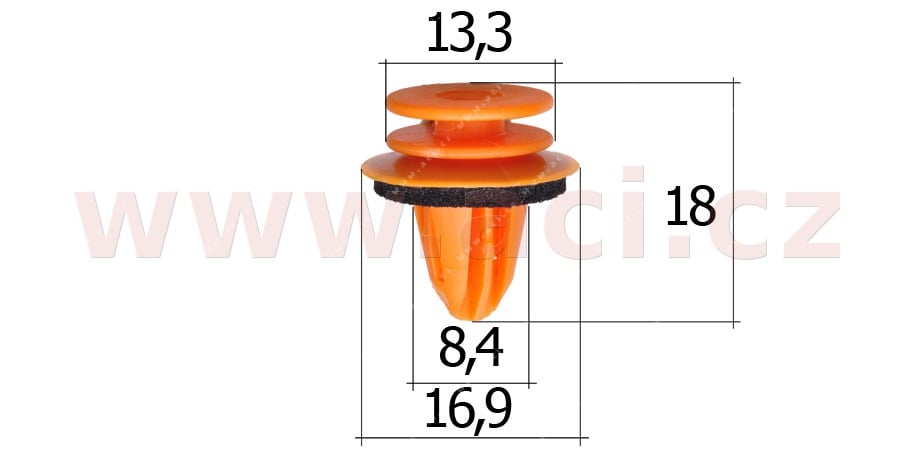 Obrázek produktu plastová příchytka (sada 5 ks) 55203T