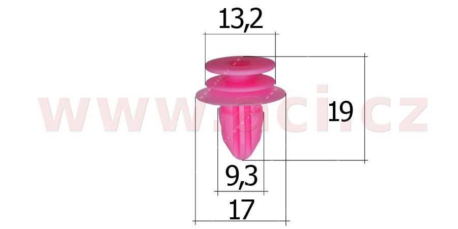 Obrázek produktu plastová příchytka (sada 10 ks) 55207T