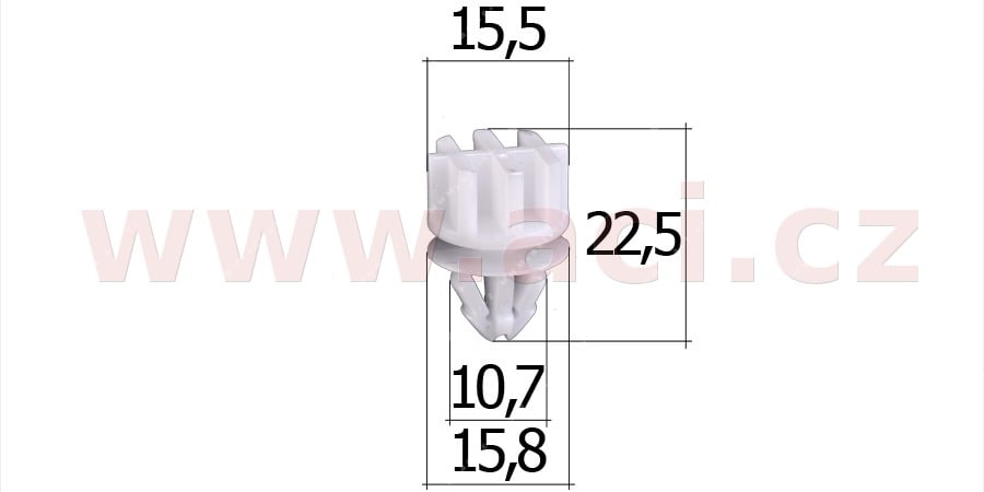 Obrázek produktu plastová příchytka (sada 5 ks) 55255T