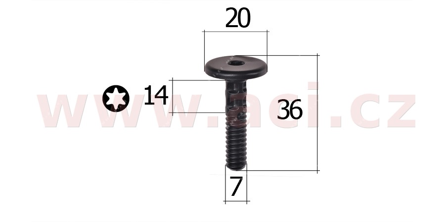 Obrázek produktu plastová příchytka (sada 5 ks) 57158T