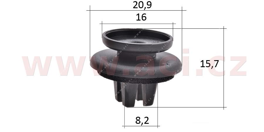 Obrázek produktu plastová příchytka (sada 10 ks) 57168T