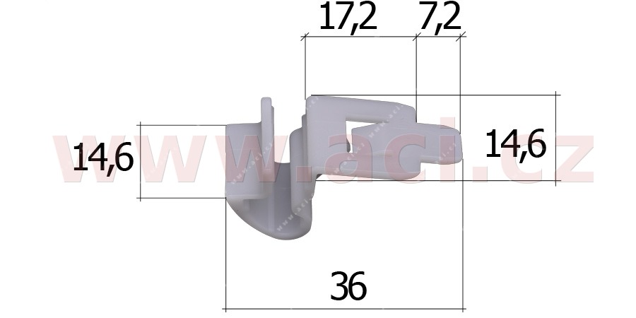 Obrázek produktu plastová příchytka (sada 5 ks) 59121T