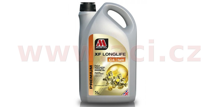 Obrázek produktu MILLERS OILS XF Longlife C4 5W30, plně syntetický, 5 l  62315