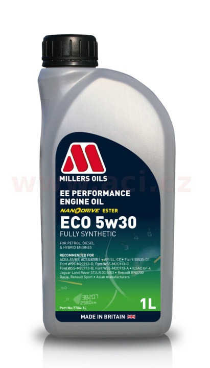 Obrázek produktu MILLERS OILS EE PERFORMANCE ECO 5w30, plně syntetický, 1 l  77061