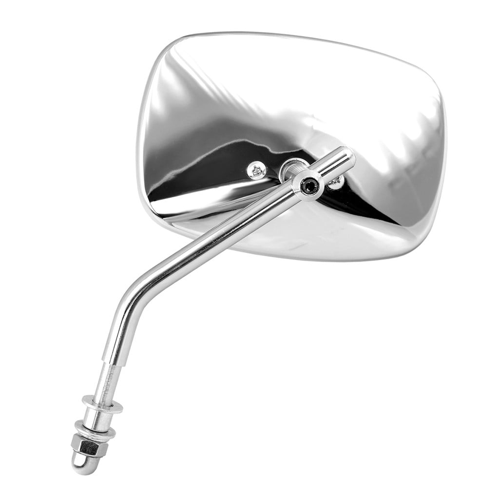 Obrázek produktu zpětné zrcátko chromové (závit pravý M8), Q-TECH (chrom), L=P FA-27 8MM