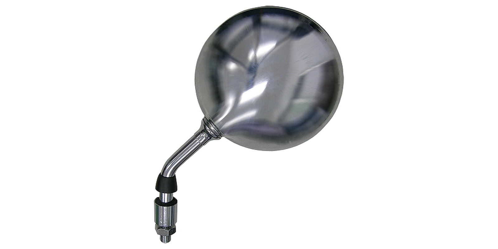 Obrázek produktu zpětné zrcátko chromové (závit pravý M10, průměr skla 120 mm), Q-TECH, L