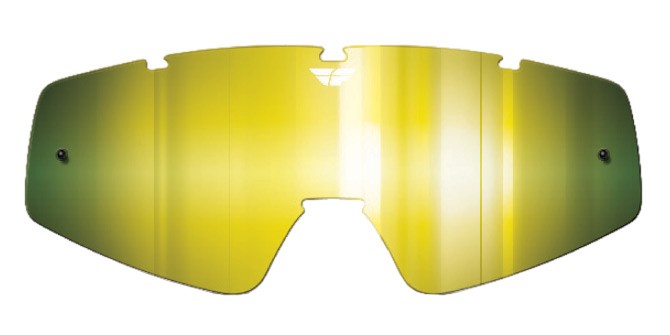Obrázek produktu plexi pro brýle Zone/Focus, FLY RACING (zrcadlové zlaté) 37-2408