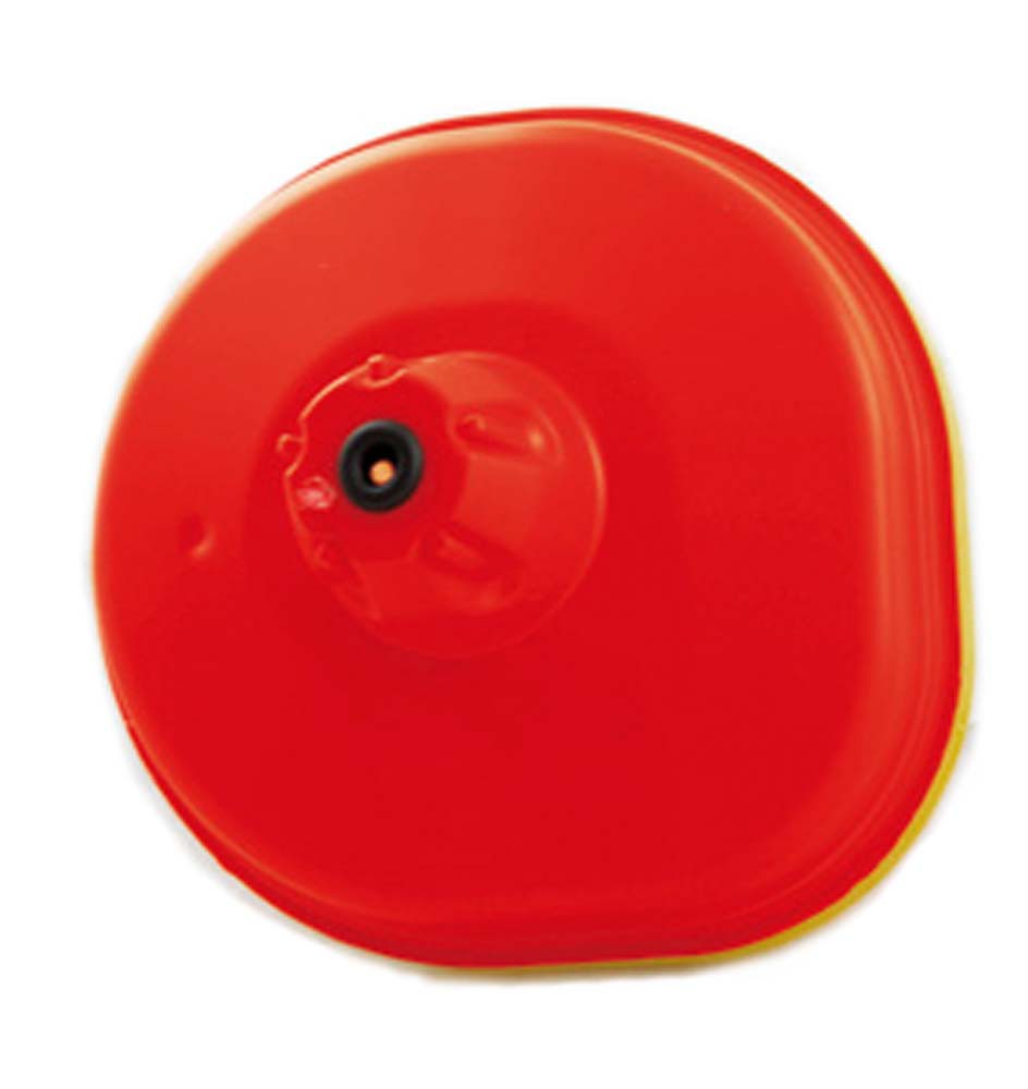 Obrázek produktu vrchní kryt vzduchového filtru Suzuki/Yamaha, RTECH (červeno-žlutý)