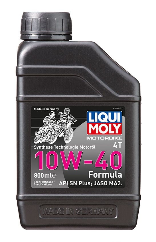 Obrázek produktu LIQUI MOLY Motorbike 4T 10W40 Formula, syntetický motorový olej 800 ml 3036