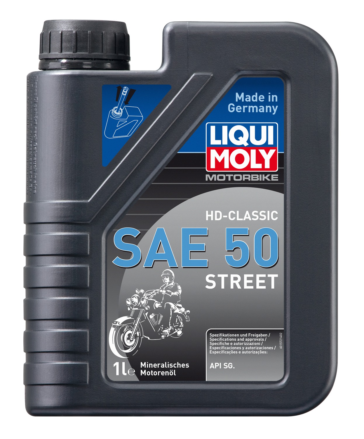 Obrázek produktu LIQUI MOLY Motorbike HD-Classic SAE 50 Street, minerální motorový olej 1 l 1572