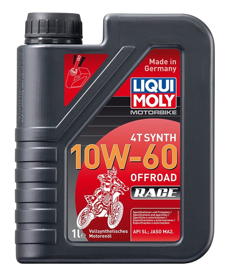 Obrázek produktu LIQUI MOLY Motorbike 4T Synth 10W60 Offroad Race, plně syntetický motorový olej 1 l 3053