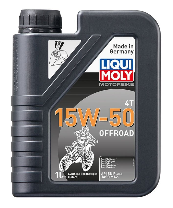Obrázek produktu LIQUI MOLY Motorbike 4T 15W50 Offroad,syntetický motorový olej 1 l 3057