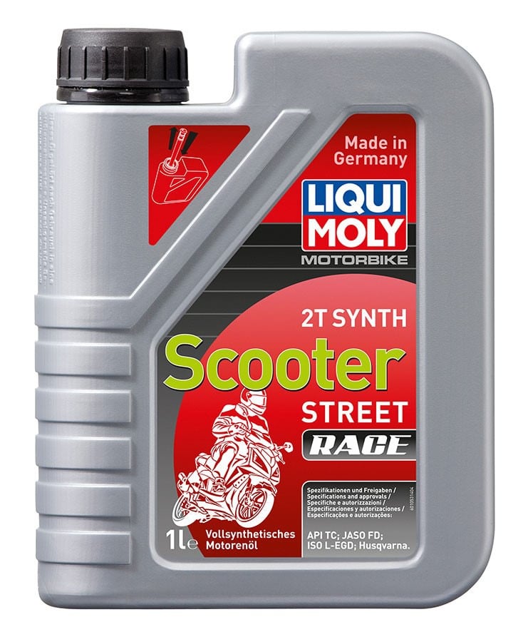 Obrázek produktu LIQUI MOLY Motorbike 2T Synth Scooter Race, plně syntetický motorový 2T olej 1 l 1053