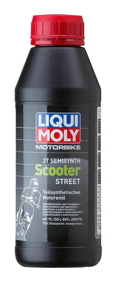 Obrázek produktu LIQUI MOLY Motorbike 2T Semisynth Scooter, polosyntetický motorový 2T olej 500 ml 1622