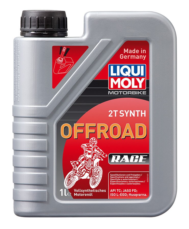 Obrázek produktu LIQUI MOLY Motorbike 2T Synth Offroad Race, plně syntetický 2T 1 l 3063