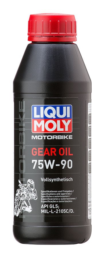 Obrázek produktu LIQUI MOLY Motorbike Gear Oil SAE 75W-90 - plně syntetický převodový olej 500 ml 1516