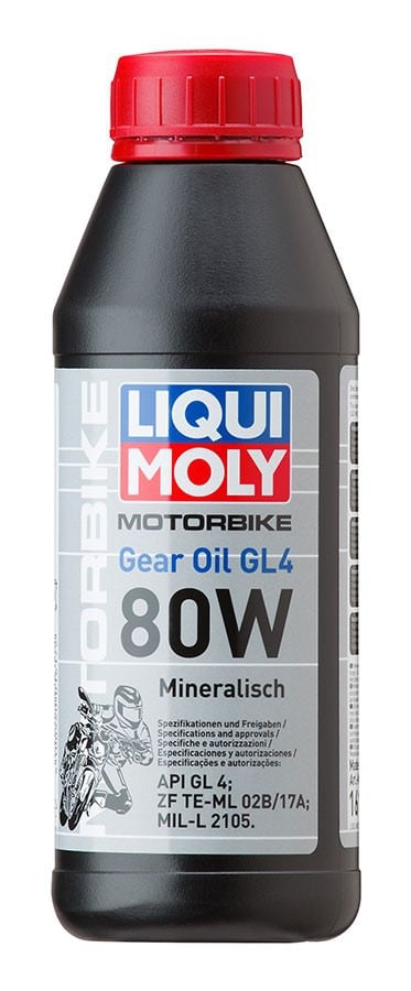 Obrázek produktu LIQUI MOLY Motorbike Gear Oil 80w - minerální převodový olej 500 ml 1617