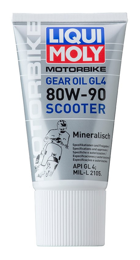 Obrázek produktu LIQUI MOLY Motorbike Gear Oil GL 4 80W-90 Scooter - minerální převodový olej 150 ml 1680