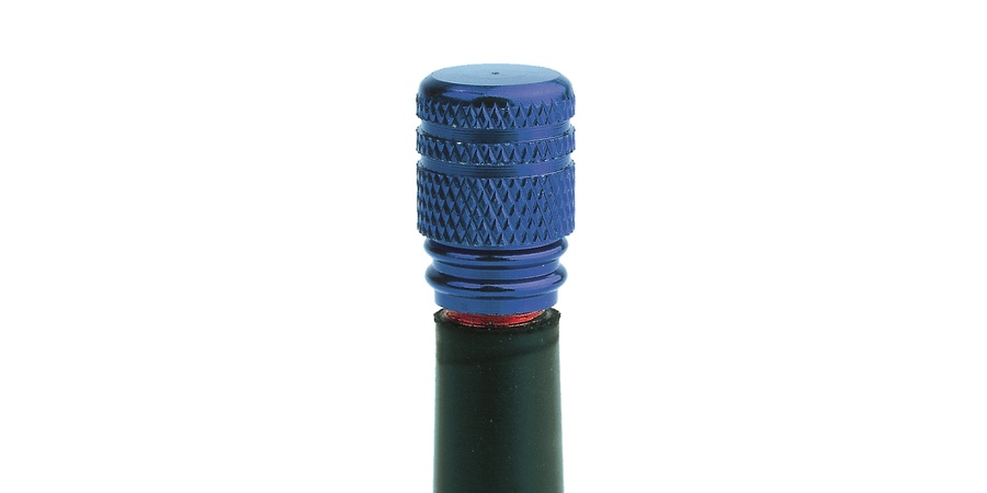 Obrázek produktu kovové čepičky ventilků, OXFORD (modrý elox, pár) OX763