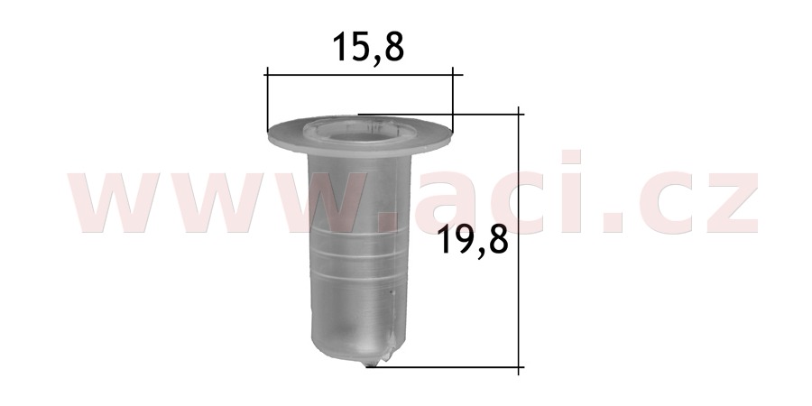 Obrázek produktu plastová příchytka (sada 10 ks) 23B