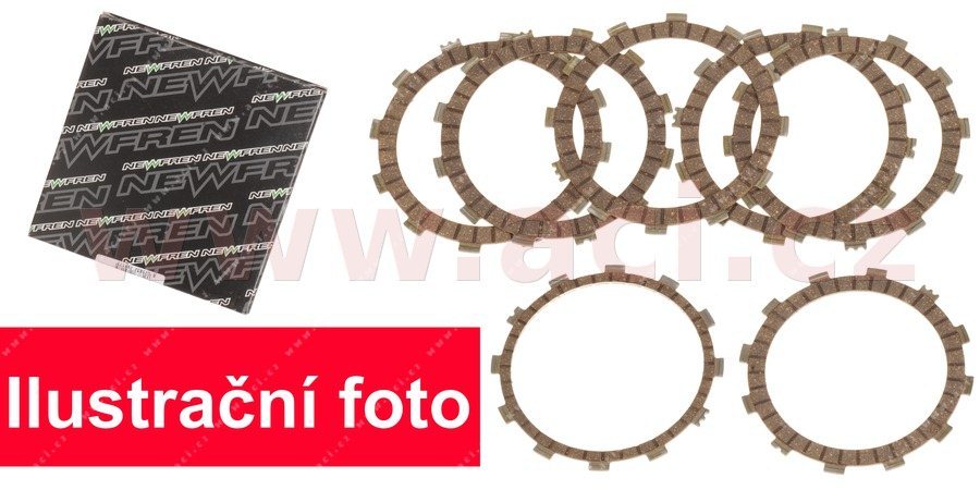 Obrázek produktu sada spojkových lamel (STANDARD směs) NEWFREN (5 ks) F1521A