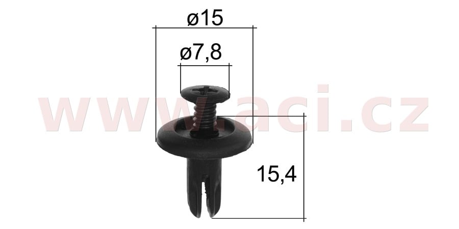 Obrázek produktu plastový nýtek (sada 5 ks) 15186Z