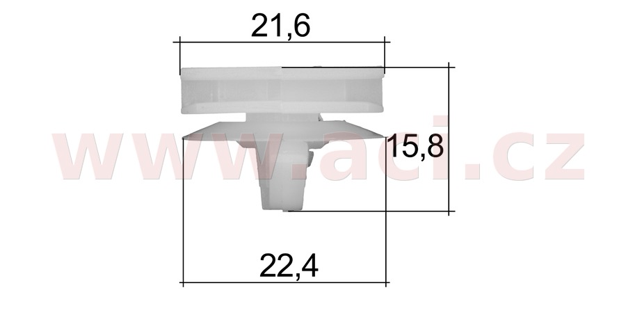 Obrázek produktu plastová příchytka (sada 10 ks) 55175T