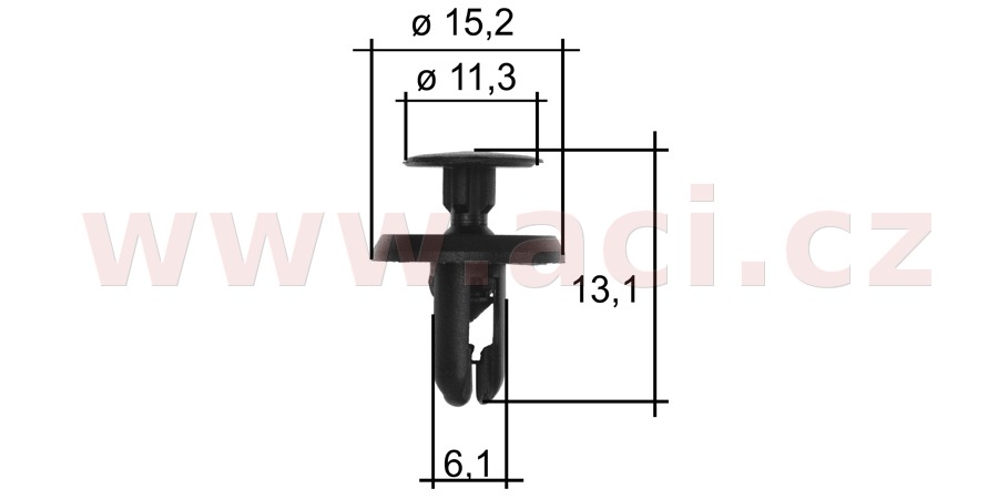 Obrázek produktu plastový nýtek (sada 5 ks) 71430