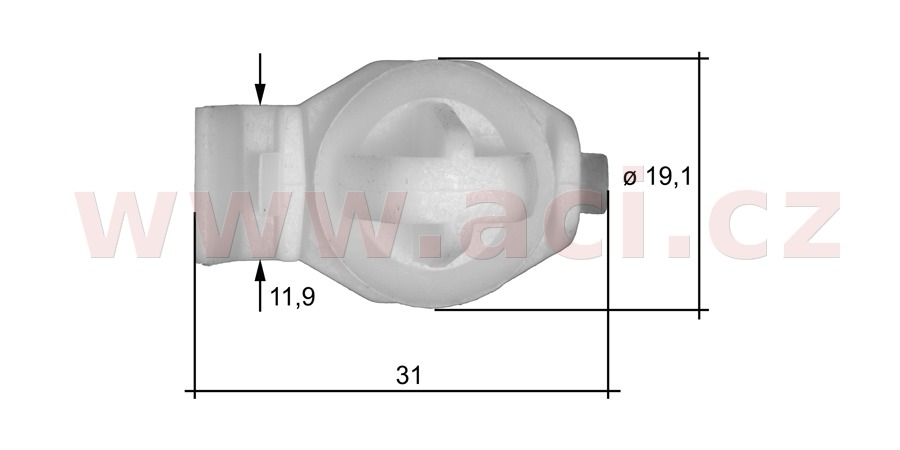 Obrázek produktu plastová příchytka (sada 5 ks) 72350