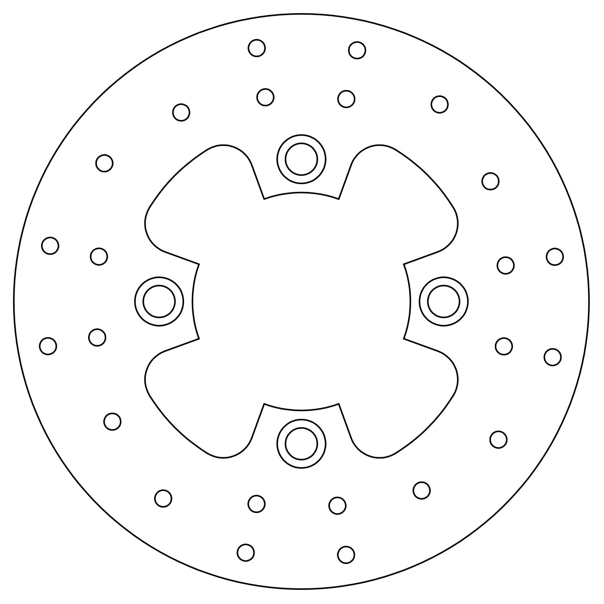 Obrázek produktu brzdový kotouč, NEWFREN DF4068A