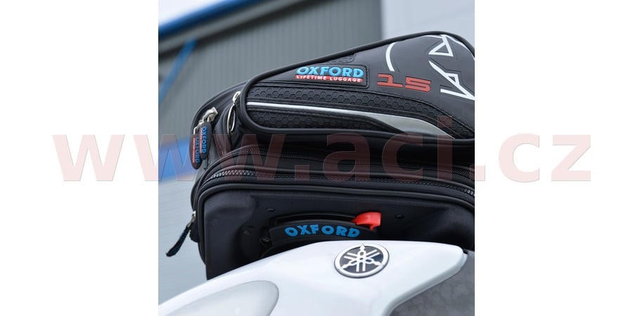 Obrázek produktu tankbag na motocykl X20 Adventure QR, OXFORD (černý, s rychloupínacím systémem na víčka nádrže, objem 20 l) OL236