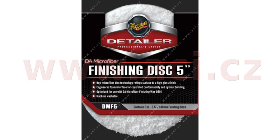 Obrázek produktu MEGUIARS DA Microfiber Finishing Disc 5" leštící kototuč (2 ks) DMF5