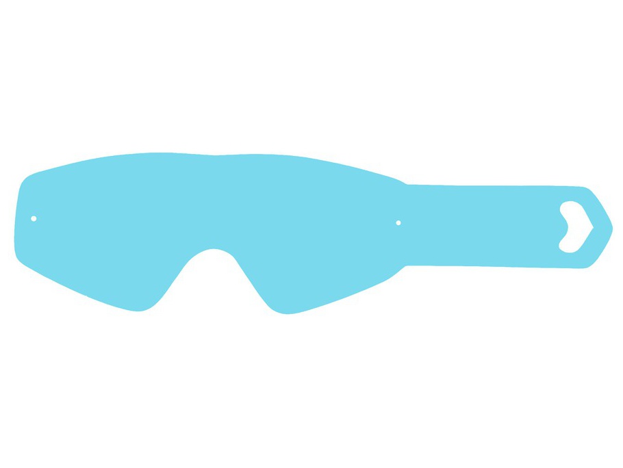 Obrázek produktu strhávací slídy plexi pro brýle XBRAND s roll off systémem, Q-TECH (10 vrstev v balení, čiré) X BRAND s roll off 10ks