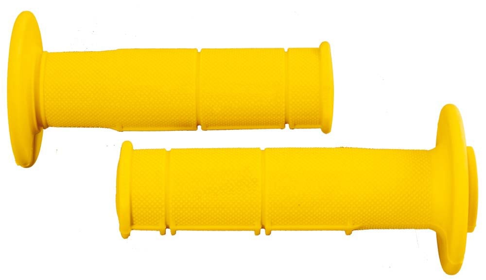 Obrázek produktu gripy Racing (měkké), RTECH (žluté, pár, délka 116 mm) R-MPR000GI014