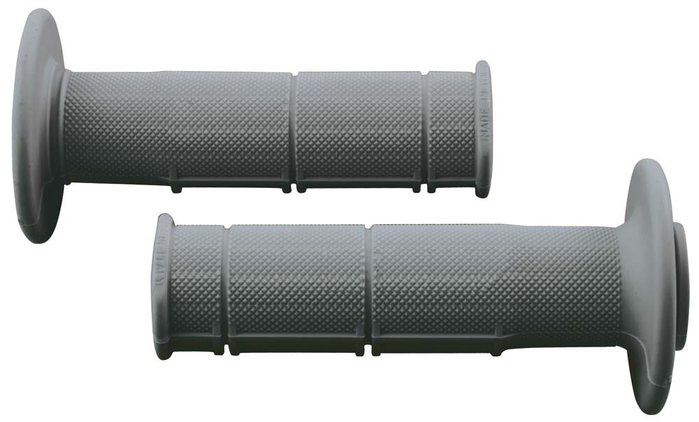 Obrázek produktu gripy Racing (měkké), RTECH (šedé, pár, délka 116 mm) R-MPR000GR014