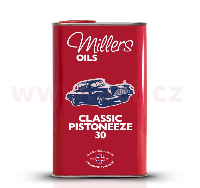 Obrázek produktu MILLERS OILS Pistoneeze P30, jednorozsahový motorový olej s malou příměsí čistidel a rozpouštědel 1 l 79081