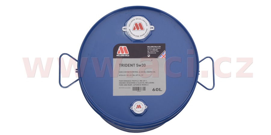 Obrázek produktu MILLERS OILS Trident Professional 5W30, polosyntetický, 60 l 59958