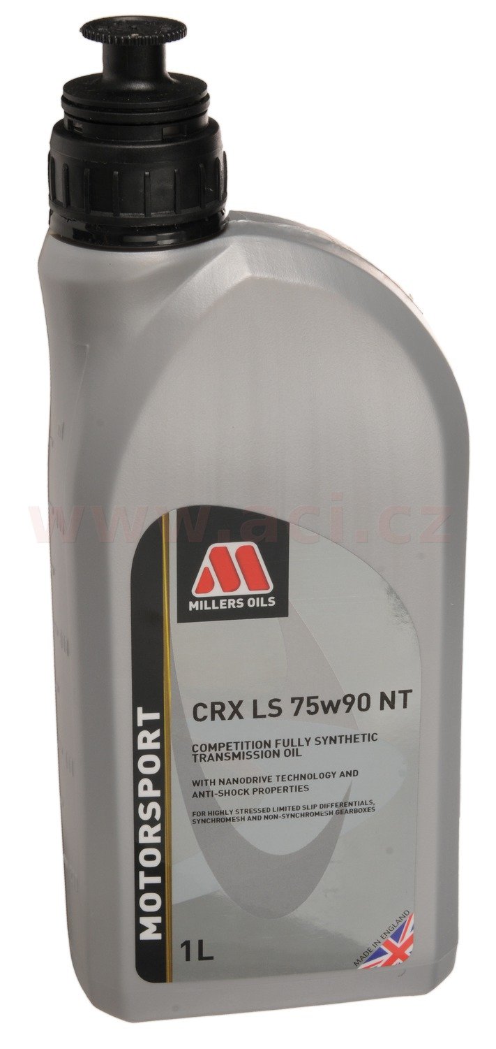 Obrázek produktu MILLERS OILS CRX LS 75W-90 NT - plně syntetický olej pro sekvenční, bezsynchronní převodovky a samosvorné diferenciály 1 l 61541