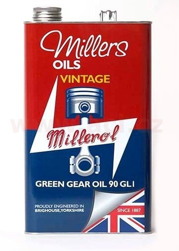 Obrázek produktu MILLERS OILS Green Gear Oil 90 GL1 - převodový minerální olej bez vysokotlakých aditiv 5 l 50075