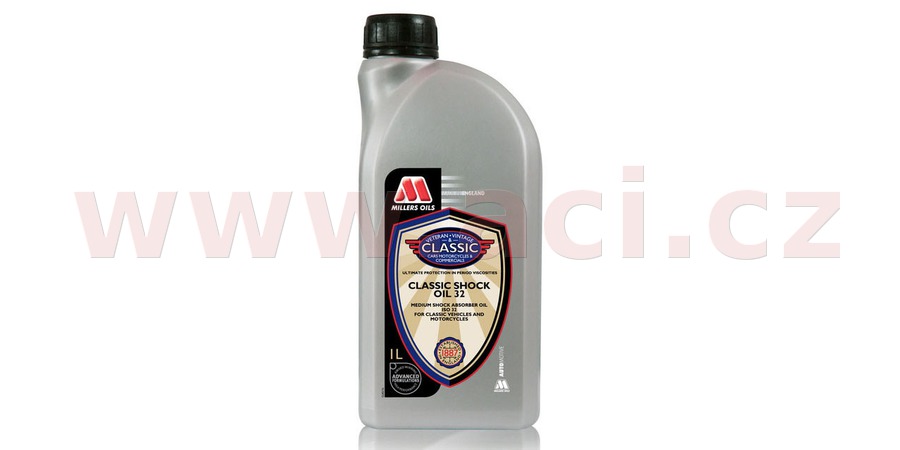 Obrázek produktu MILLERS OILS Classic Shock Oil 32 - olej tlumičů pro sportovní styl jízdy a pro karburátory 1 l 51621