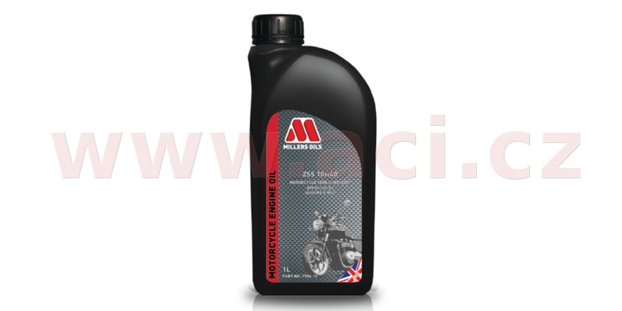 Obrázek produktu MILLERS OILS ZSS 10W40, polosyntetický olej pro 4T motory, vhodný pro aplikace s mokrou spojkou 1 l 52241