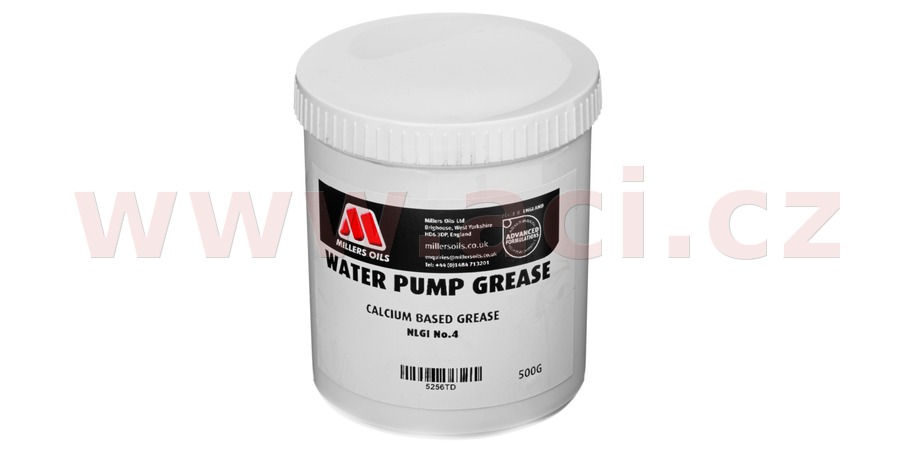 Obrázek produktu MILLERS OILS Water Pump Grease - vazelína na vápenné bázi pro vodní čerpadla 500 g 52560