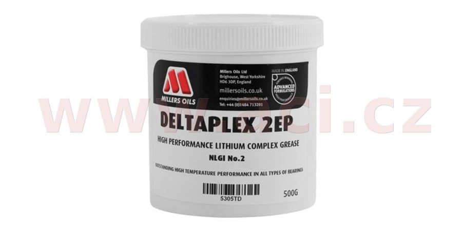 Obrázek produktu MILLERS OILS Deltaplex 2EP - odolné mazivo pro všeobecné použití včetně ložisek kol 500 g 53051